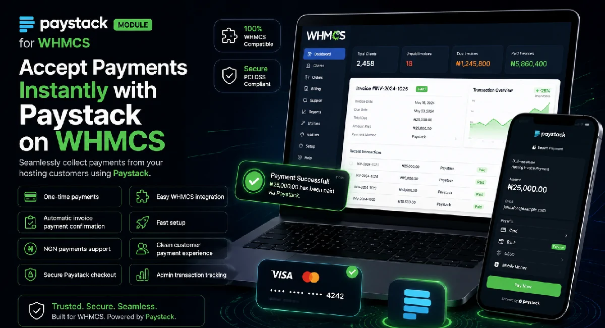 Paystack WHMCS Module